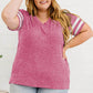 Plus Size Striped V-Neck Tee Shirt - GiFTiFY