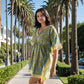Soléa Block Print Cotton Caftan