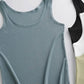 Plus Size Ribbed Scoop Neck Tank Top - GiFTiFY