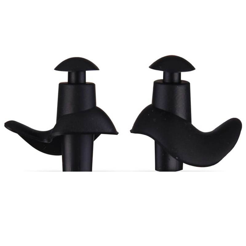 Blue Silicone Water Sports Earplugs Hypoallergenic