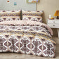 DaDa Bedding Majestic Oriental Kilim Duvet Cover - w/ Pillow Cases Royal Persian Traditional Design Intricate Ornate Ornament Print