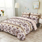 DaDa Bedding Majestic Oriental Kilim Duvet Cover - w/ Pillow Cases Royal Persian Traditional Design Intricate Ornate Ornament Print