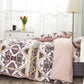 DaDa Bedding Majestic Oriental Kilim Duvet Cover - w/ Pillow Cases Royal Persian Traditional Design Intricate Ornate Ornament Print
