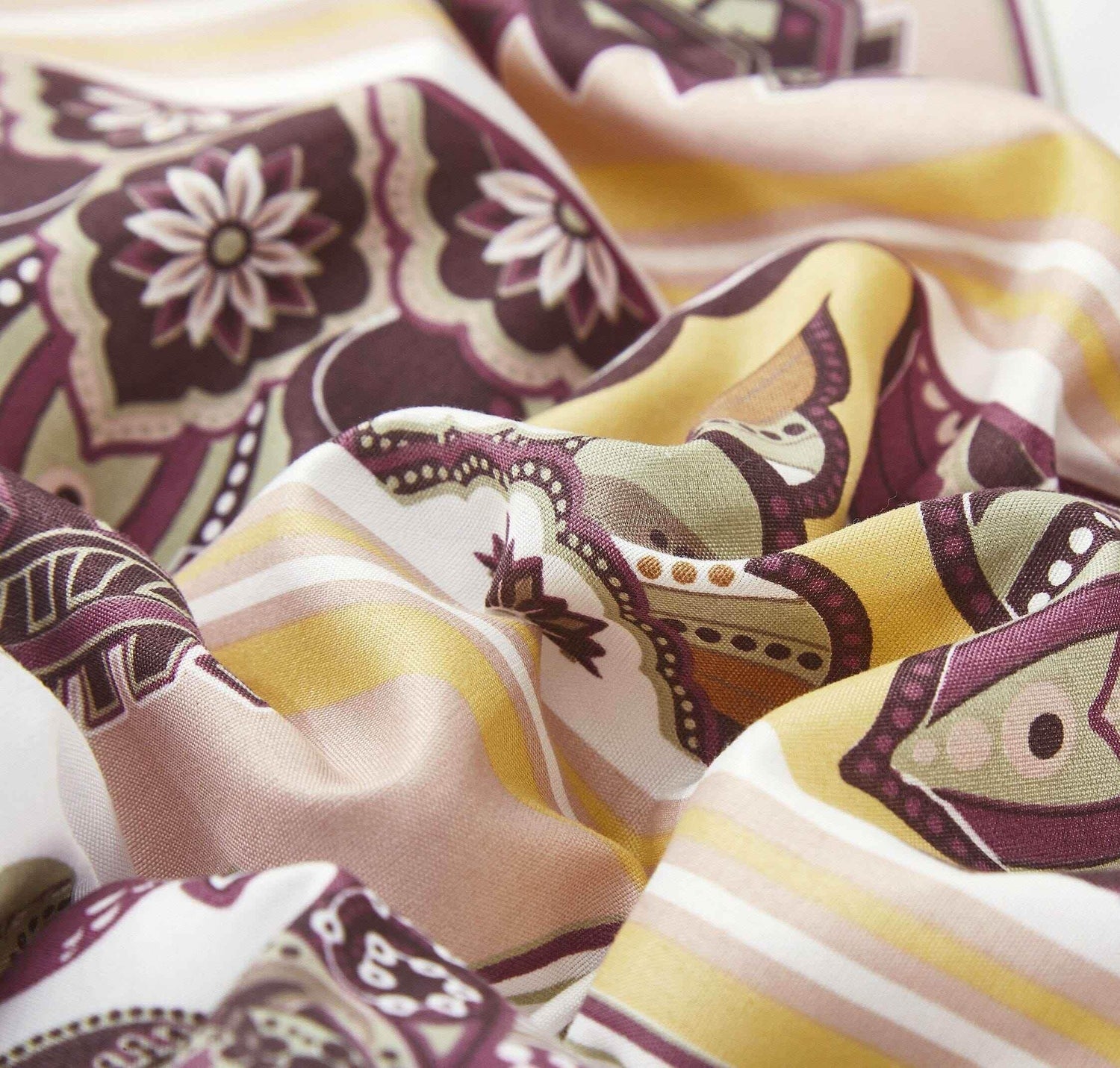 DaDa Bedding Majestic Oriental Kilim Fitted Sheet - w/ Pillow Cases Royal Persian Traditional Design Intricate Ornate Ornament Print - GiFTiFY