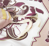 DaDa Bedding Majestic Oriental Kilim Duvet Cover - w/ Pillow Cases Royal Persian Traditional Design Intricate Ornate Ornament Print - GiFTiFY