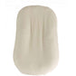 Oat Ribbed Baby Lounger Cover