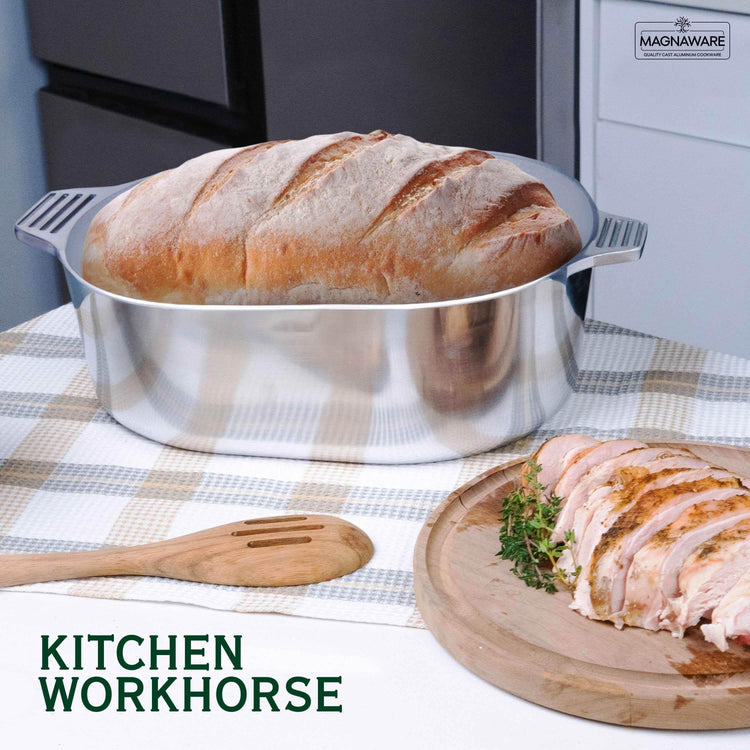 Oval Dutch Oven with Lid - 8 Quart (13 Inch) - GiFTiFY