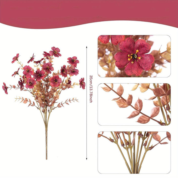 Bionic Flowers And Plants, Autumn Red, Orange, Yellow, Mixed Colors. - GiFTiFY