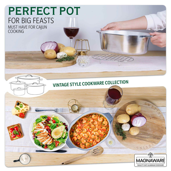 Oval Dutch Oven with Lid - 5 Quart (11 Inch) - GiFTiFY