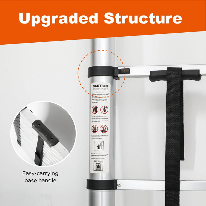 Aluminum Telescoping Ladder For Outdoor Work - GiFTiFY