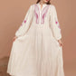 Phoenix Embroidery Dress