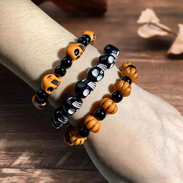 3 Piece Halloween Beaded Bracelet - GiFTiFY