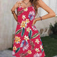 Plus Size Printed V-Neck Cami Dress - GiFTiFY
