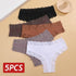 5PCS Lace Cotton Brazilian Panties - GiFTiFY
