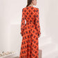 Sun Print Chiffon Dress