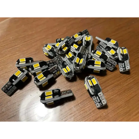 10/20PCS W5W T10 LED Bulbs Canbus 5730 8SMD 4014 26smd 12V 6000K
