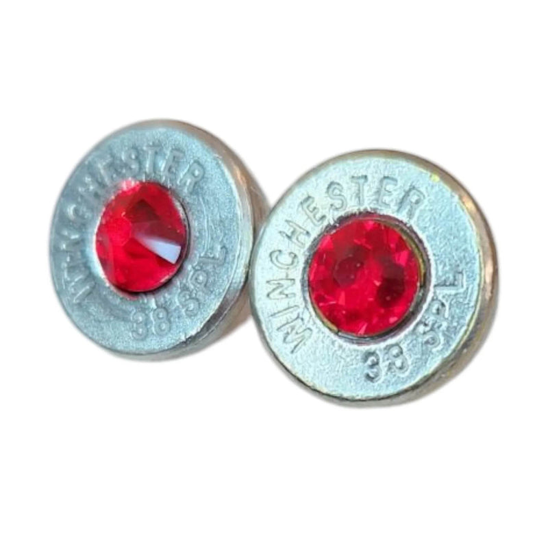 Head Stamp Stud Earrings Earrings by Sarahs Jewelry Designs