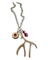 Antler & Head stamp Necklace - GiFTiFY