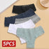 5PCS Lace Cotton Brazilian Panties - GiFTiFY