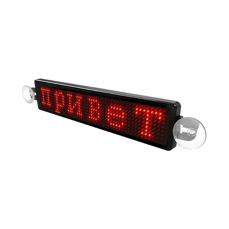 Advertising Messages Scrolling Car Sign Board USB 5V Bluetooth LED Display Screen Multi-languages Messages Scrolling Car Sign by Dropshee