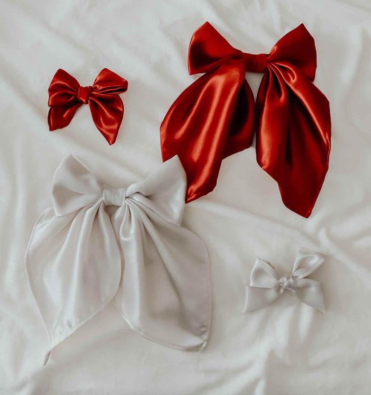 Berry Large Bow Clip - GiFTiFY