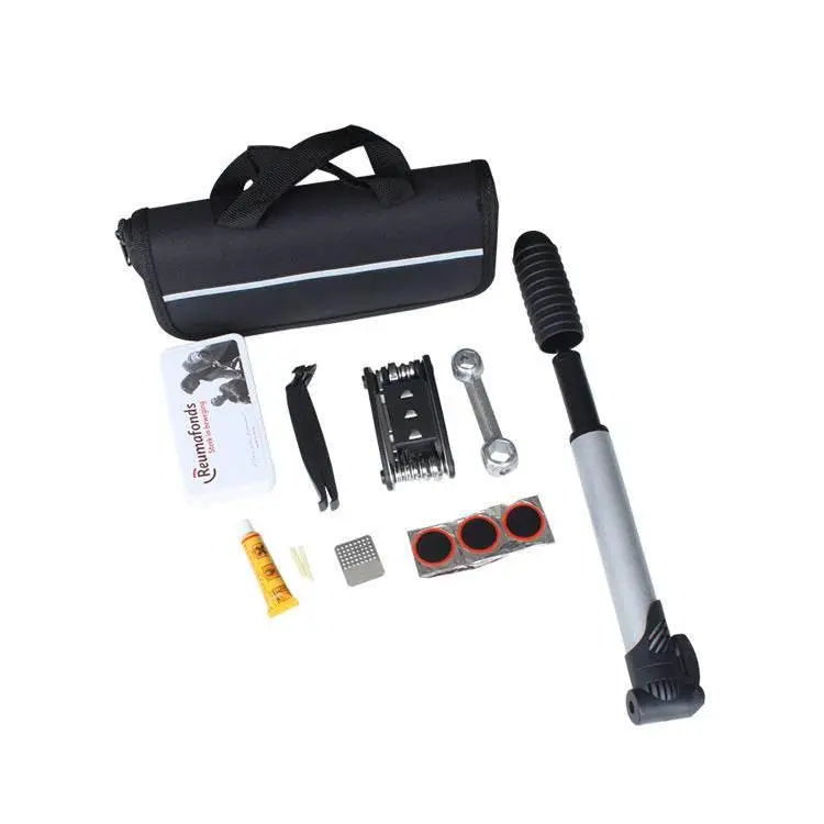 Premium Bicycle Repair Tool Set with Air Cylinder - GiFTiFY