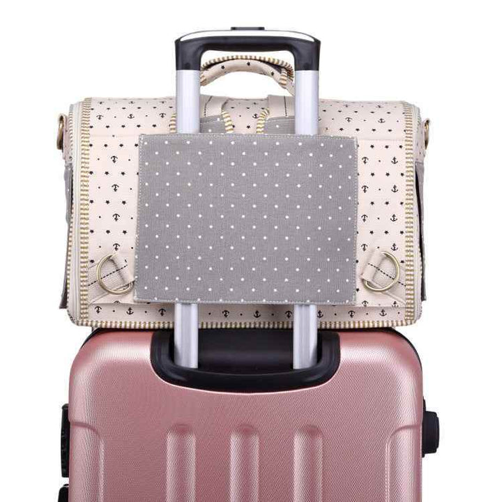 Pet Carrier Bag & Backpack – Nautical Style, Breathable Linen - GiFTiFY