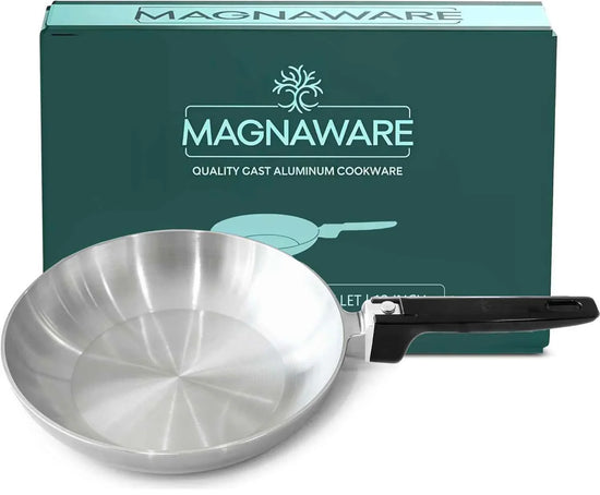 11-Inch Chef Skillet – Quick & Even Heat Distribution – Lightweight Cast Aluminum Frying Pan - GiFTiFY