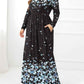 Plus Size Round Neck Maxi Dress with Pockets - GiFTiFY