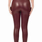 The Marlene High Rise Vegan Leather Tights