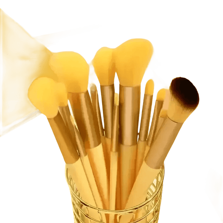 13pcs Velvet Bag Makeup Brushes Set Eye Pink Pouch lash brush for eyelash extensions - GiFTiFY