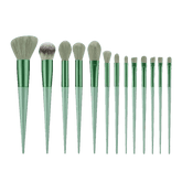 13pcs Velvet Bag Makeup Brushes Set Eye Pink Pouch lash brush for eyelash extensions - GiFTiFY