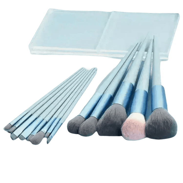 13pcs Velvet Bag Makeup Brushes Set Eye Pink Pouch lash brush for eyelash extensions - GiFTiFY