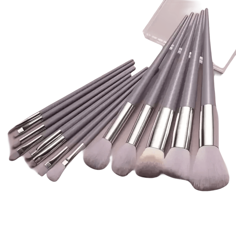 13pcs Velvet Bag Makeup Brushes Set Eye Pink Pouch lash brush for eyelash extensions - GiFTiFY