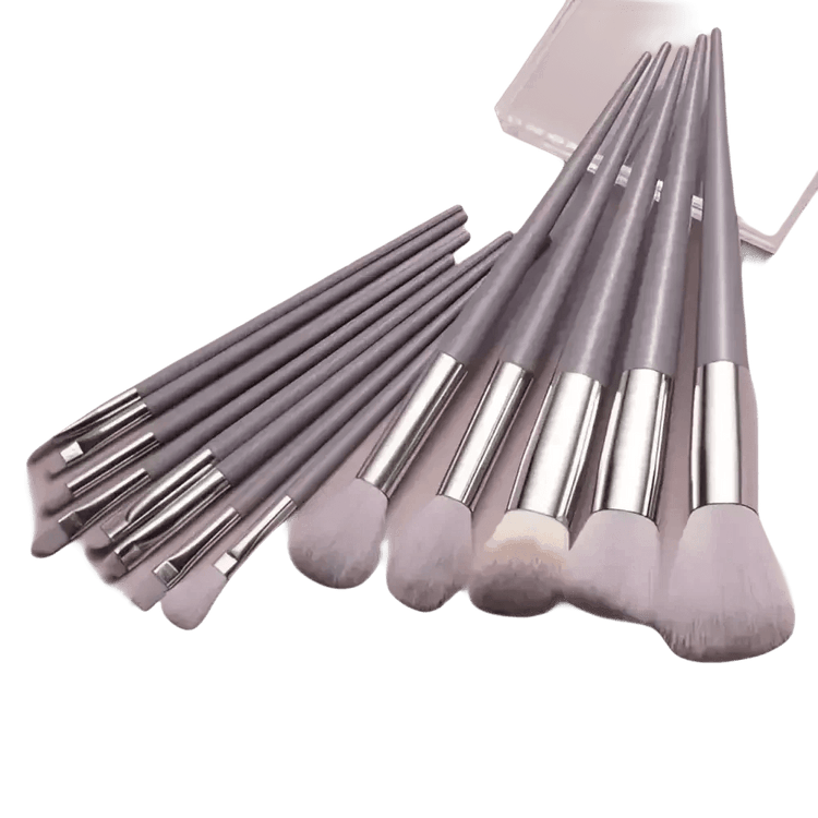 13pcs Velvet Bag Makeup Brushes Set Eye Pink Pouch lash brush for eyelash extensions - GiFTiFY