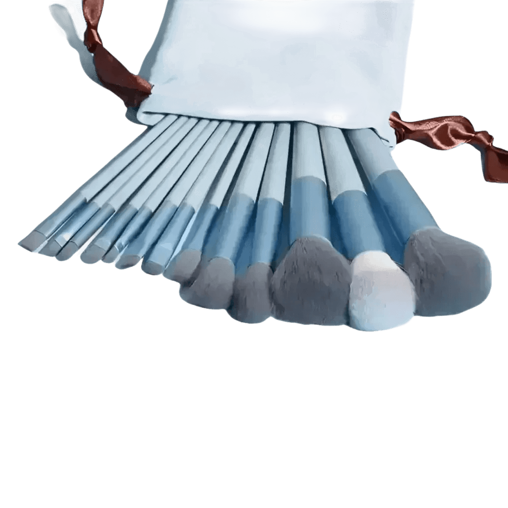 13pcs Velvet Bag Makeup Brushes Set Eye Pink Pouch lash brush for eyelash extensions - GiFTiFY