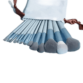 13pcs Velvet Bag Makeup Brushes Set Eye Pink Pouch lash brush for eyelash extensions - GiFTiFY