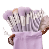 13pcs Velvet Bag Makeup Brushes Set Eye Pink Pouch lash brush for eyelash extensions - GiFTiFY