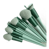 13pcs Velvet Bag Makeup Brushes Set Eye Pink Pouch lash brush for eyelash extensions - GiFTiFY