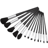 13pcs Velvet Bag Makeup Brushes Set Eye Pink Pouch lash brush for eyelash extensions