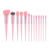 13pcs Velvet Bag Makeup Brushes Set Eye Pink Pouch lash brush for eyelash extensions - GiFTiFY