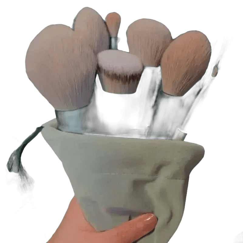 13pcs Velvet Bag Makeup Brushes Set Eye Pink Pouch lash brush for eyelash extensions - GiFTiFY