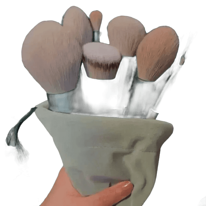 13pcs Velvet Bag Makeup Brushes Set Eye Pink Pouch lash brush for eyelash extensions - GiFTiFY