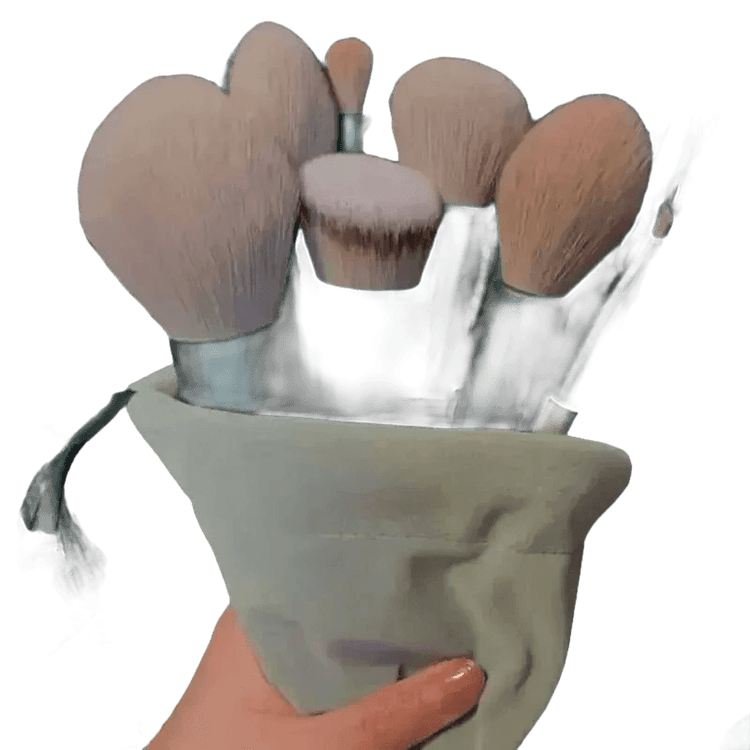 13pcs Velvet Bag Makeup Brushes Set Eye Pink Pouch lash brush for eyelash extensions - GiFTiFY