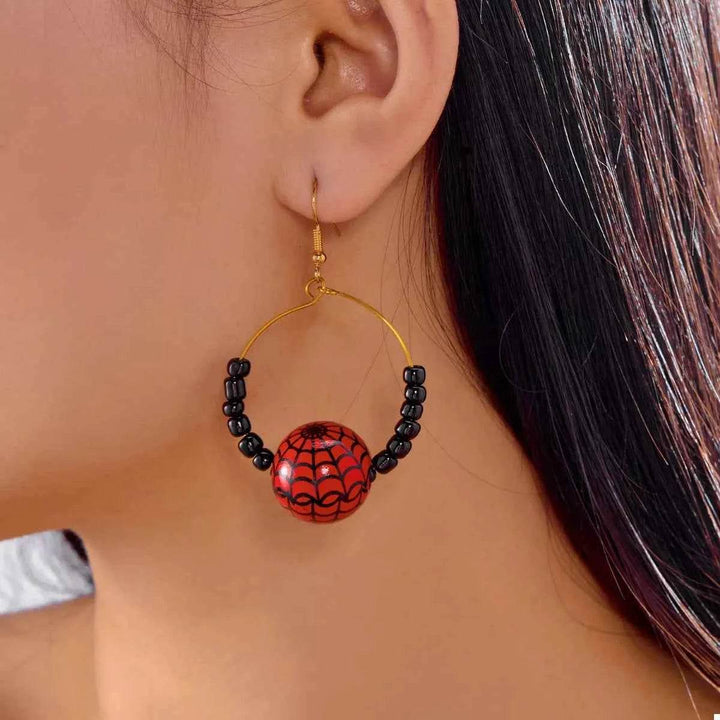 18K Gold-Plated Halloween Bead Earrings - GiFTiFY