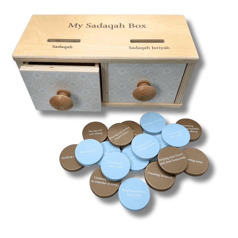 Sadaqah Coin Box (Montessori) by Lala + Mo