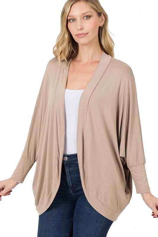 The Tracey Open Front Cardigan - Plus Size - GiFTiFY