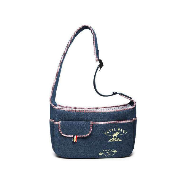 Pet Shoulder Carrier Denim Breathable Adjustable Strap - GiFTiFY