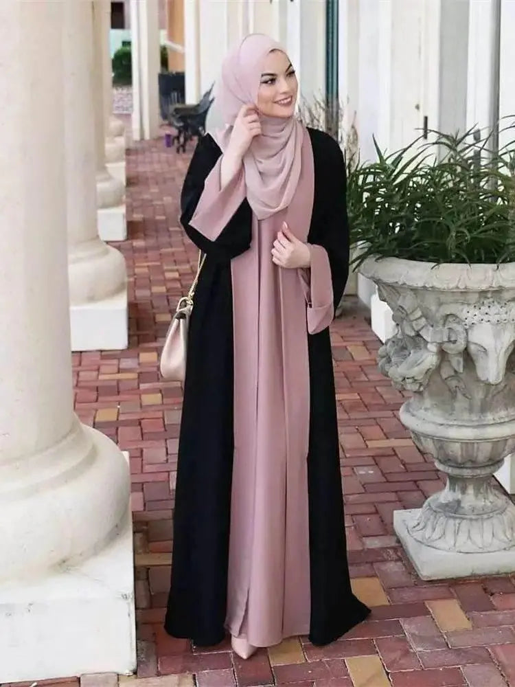 Luxury Two-Piece Abaya Dress Two-Piece Abaya Dress by Dropshee