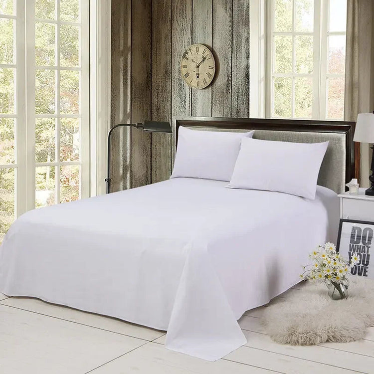 Pure Color Polyester Cotton Extra Bed Sheets Hotel Home online bedsheets - GiFTiFY
